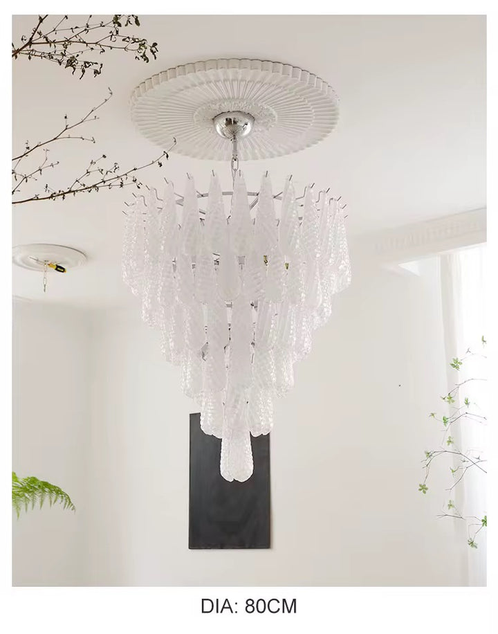 White Morano Chandelier