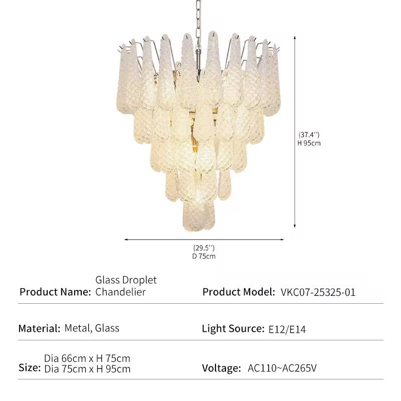 White Morano Chandelier