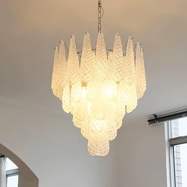 White Morano Chandelier