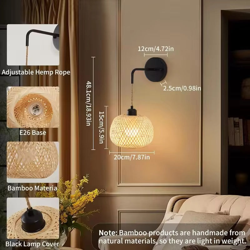 Woven Globe Wall Sconce