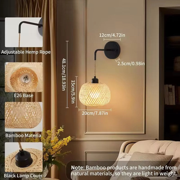 Woven Globe Wall Sconce
