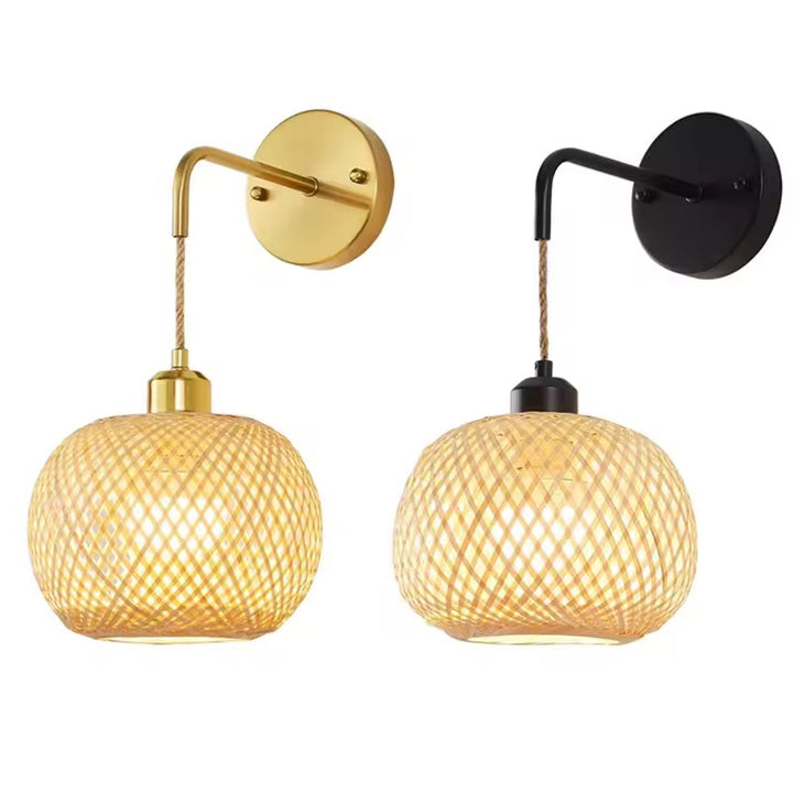 Woven Globe Wall Sconce