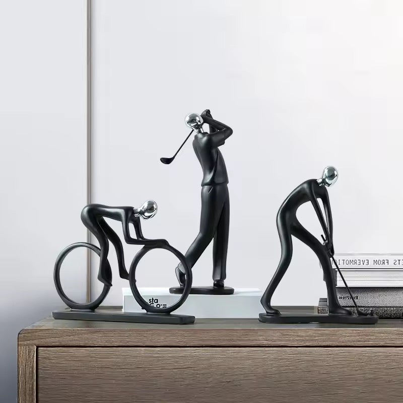 Modern Sports Figurines Set