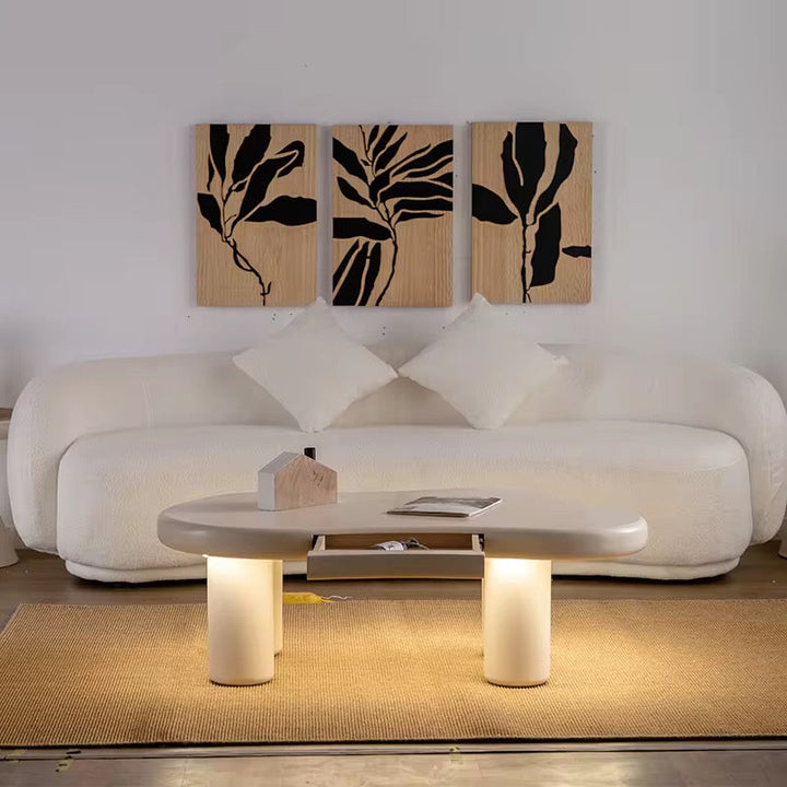 Modern White Cloud Coffee Table