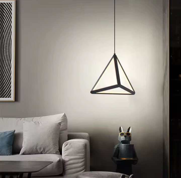 Geometric LED Pendant Lighting Set