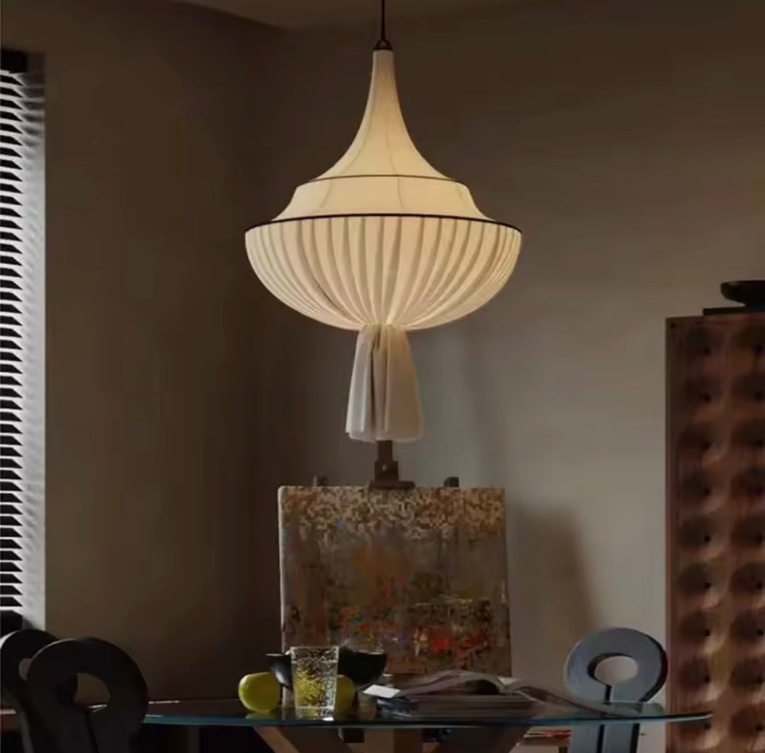 Ivory Lotus Pendant Light