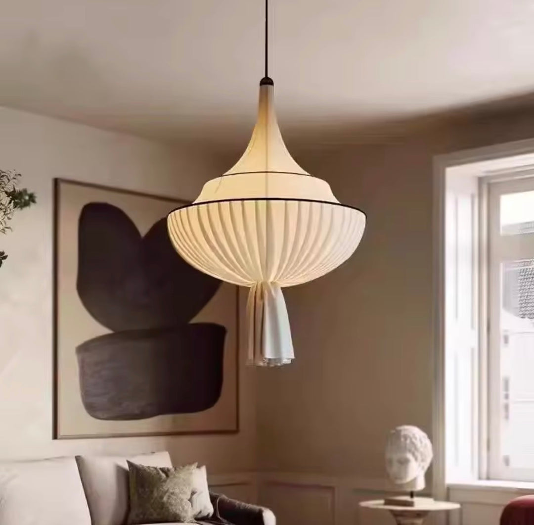 Ivory Lotus Pendant Light