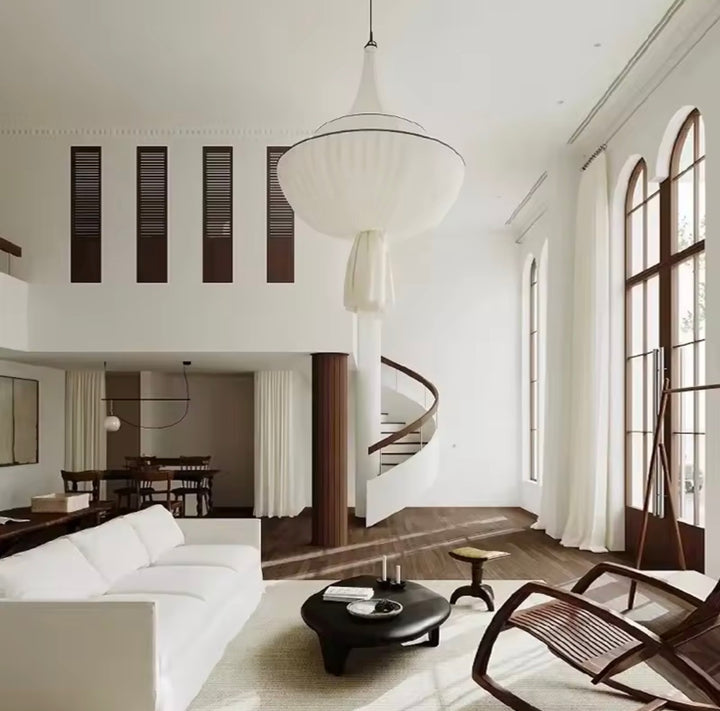 Ivory Lotus Pendant Light
