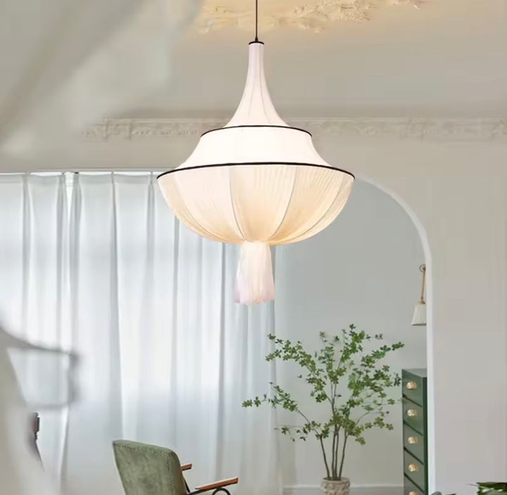 Ivory Lotus Pendant Light