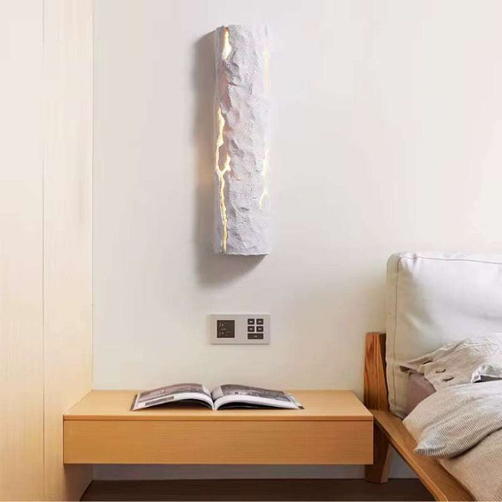 Textured Stone LED Wall Light