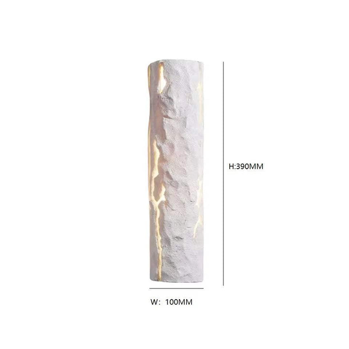 Textured Stone LED Wall Light