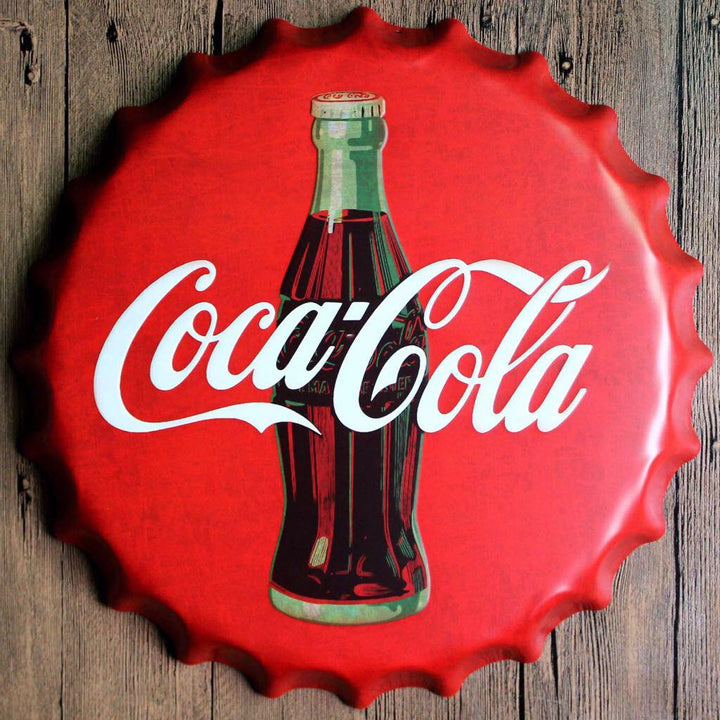 Bottle Cap Wall Art - Coca Cola