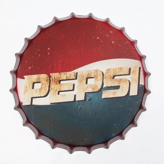 Bottle Cap Wall Art - Pepsi