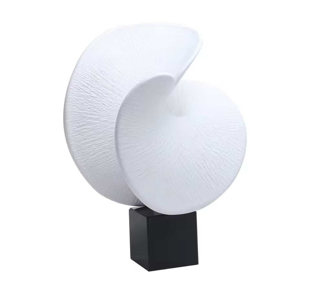 Modern Nautilus Shell Sculpture