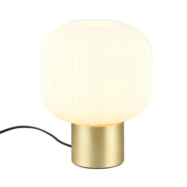 Frosted Glass Globe Table Lamp