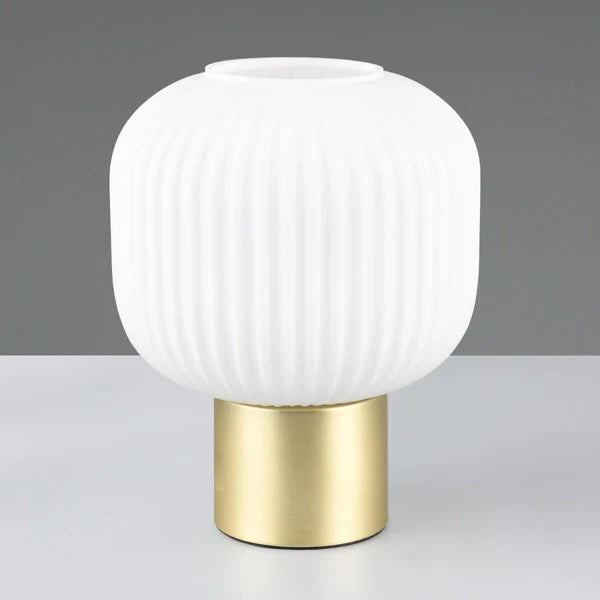Frosted Glass Globe Table Lamp