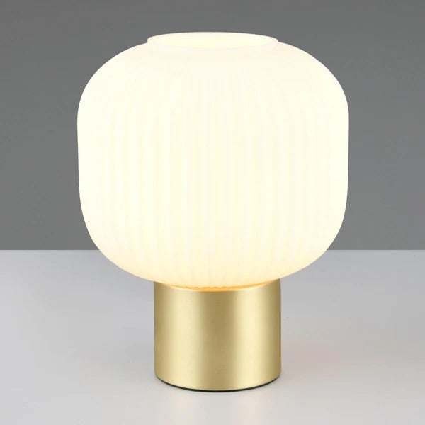 Frosted Glass Globe Table Lamp