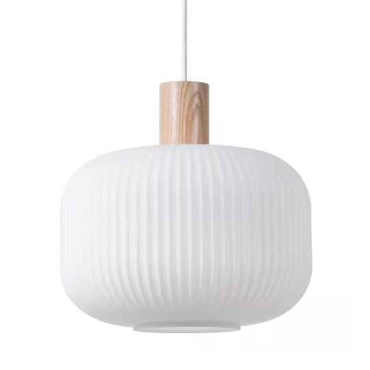Scandinavian Frosted Glass Pendant Light