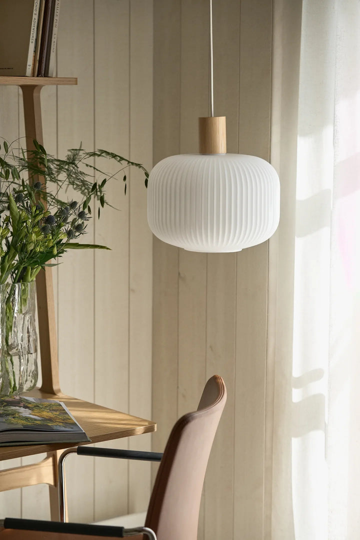 Scandinavian Frosted Glass Pendant Light