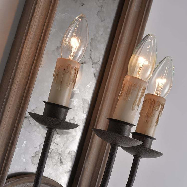 Antique Mirror Wall Sconce
