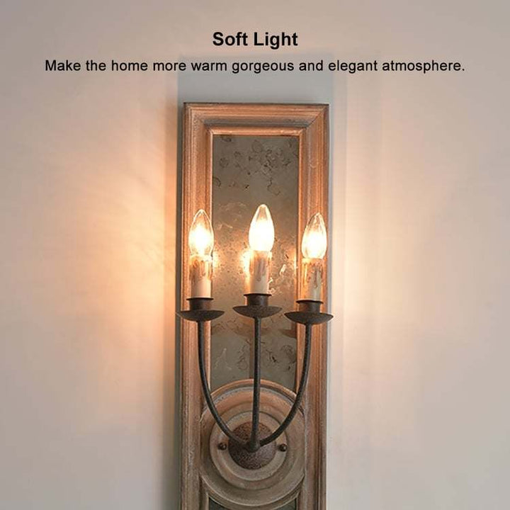 Antique Mirror Wall Sconce