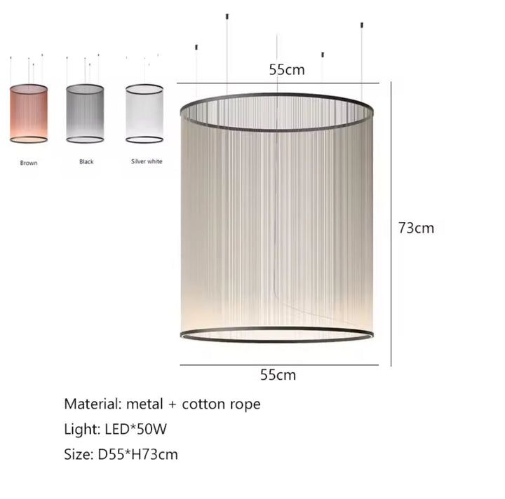 Modern Cylindrical Pendant Lights