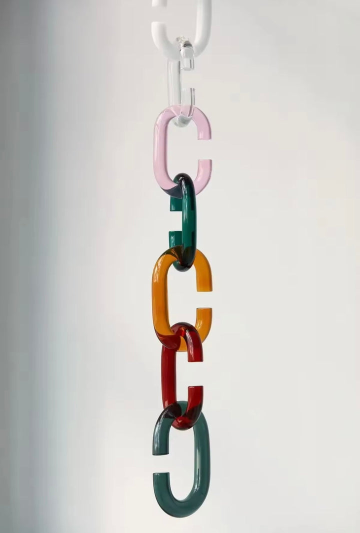 Modern Chain Globe Pendant Light