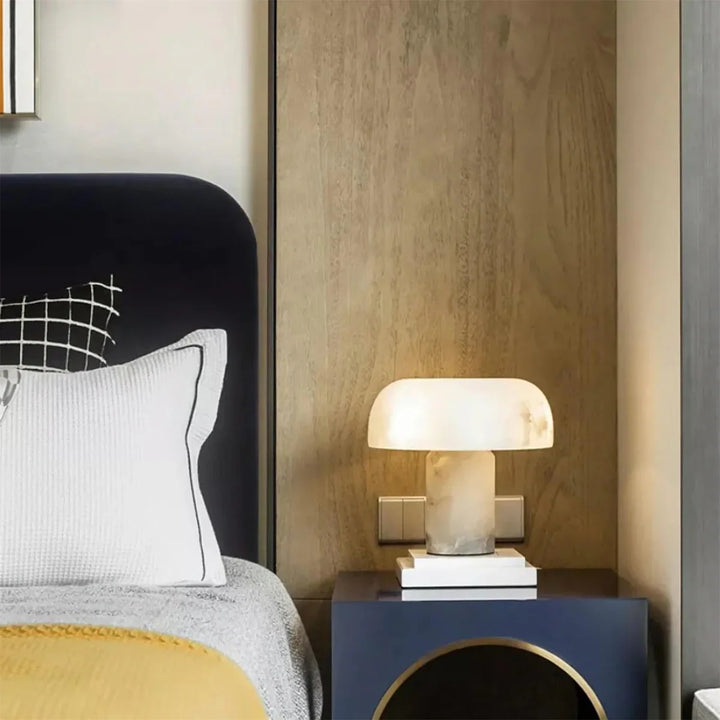 Marble Mushroom Table Lamp