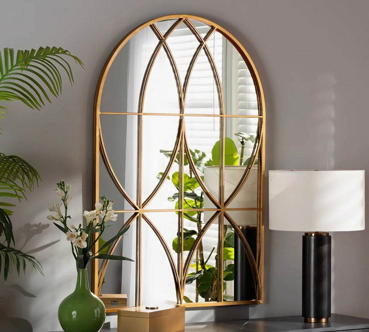 Aurelia Arch - Gold Arched Decorative Mirror