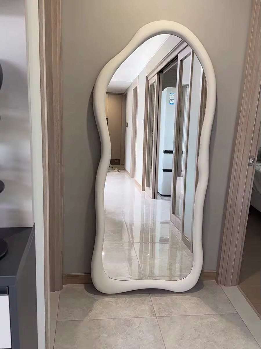 Ivora Flow Mirror - Organic Sculpt Floor Mirror