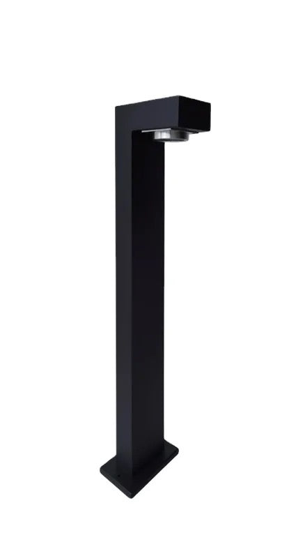 Modern Black LED Bollard Light - Outdoor Pathway Lighting