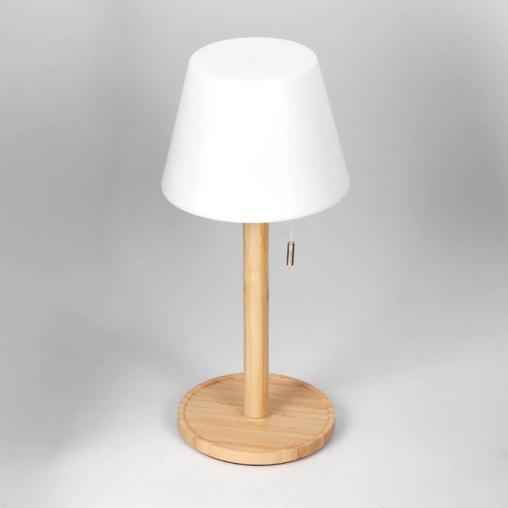 Wooden Rechargeable Table Lamp