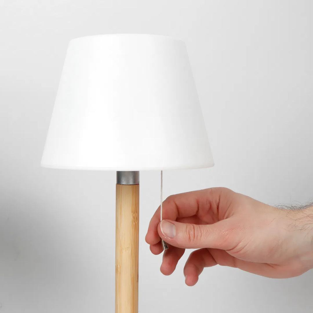 Wooden Rechargeable Table Lamp