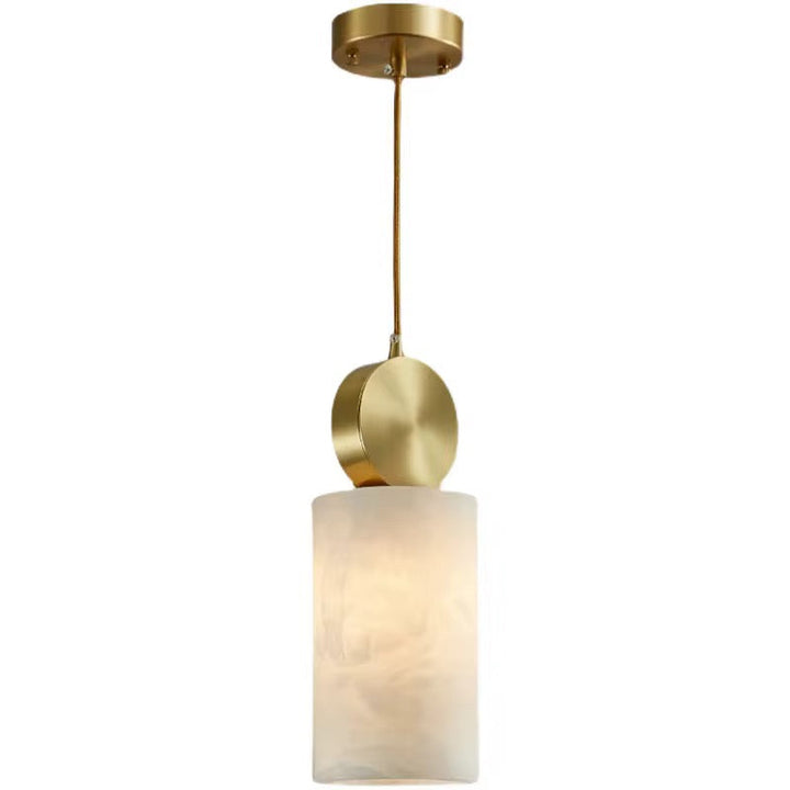 Spanish Marble Pendant Lights - Cylinder & Cube