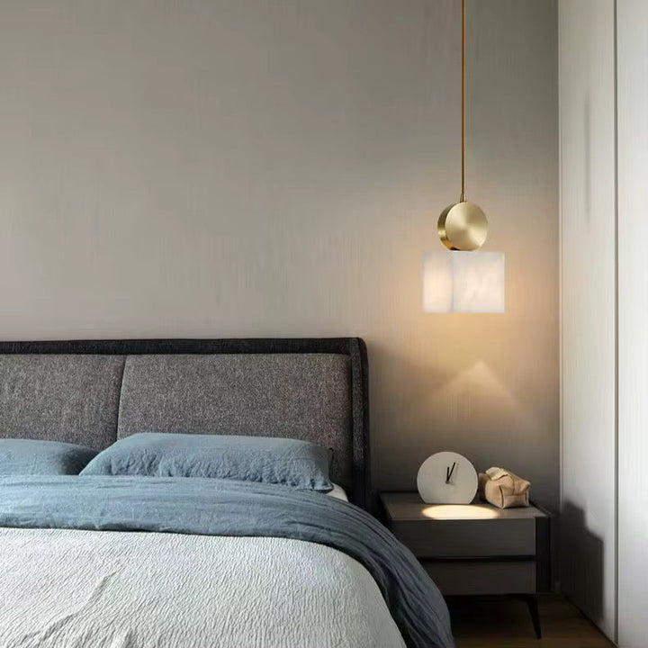 Spanish Marble Pendant Lights - Cylinder & Cube