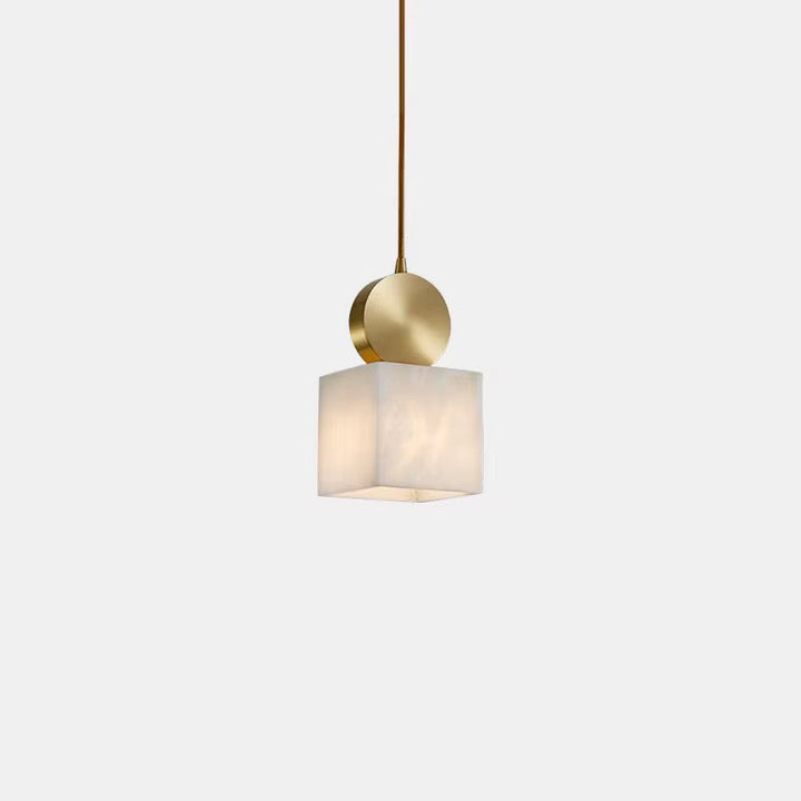 Spanish Marble Pendant Lights - Cylinder & Cube