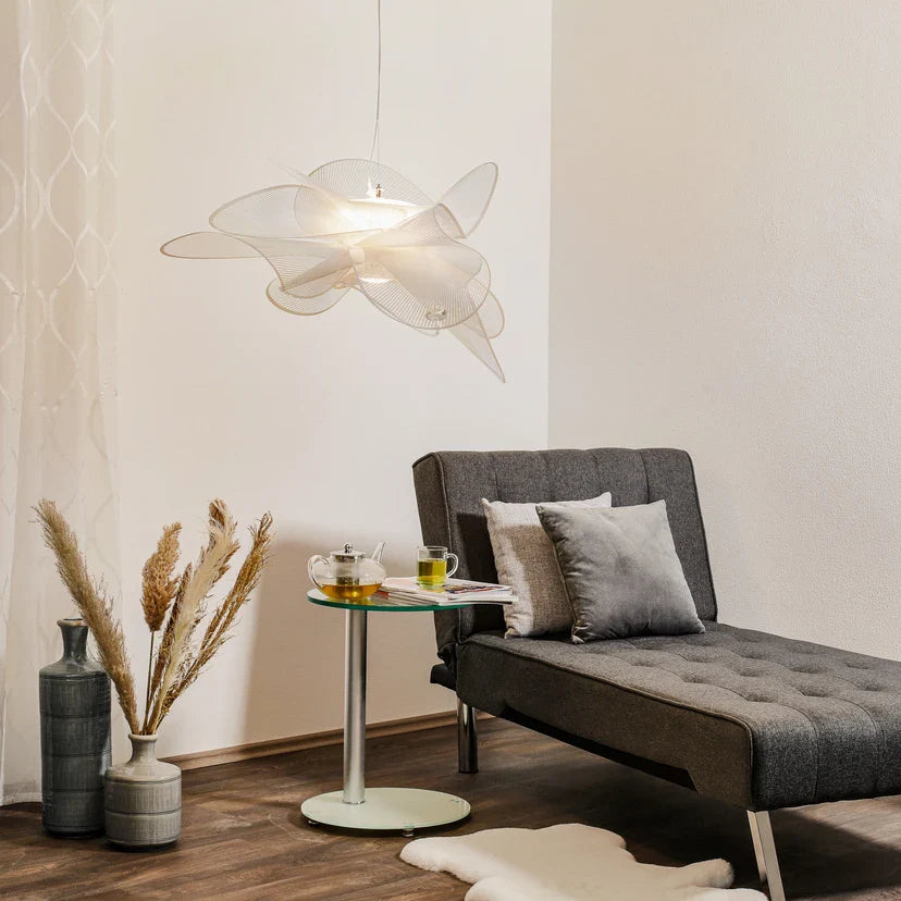 Artistic White Pendant Light
