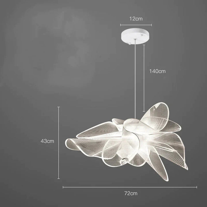 Artistic White Pendant Light