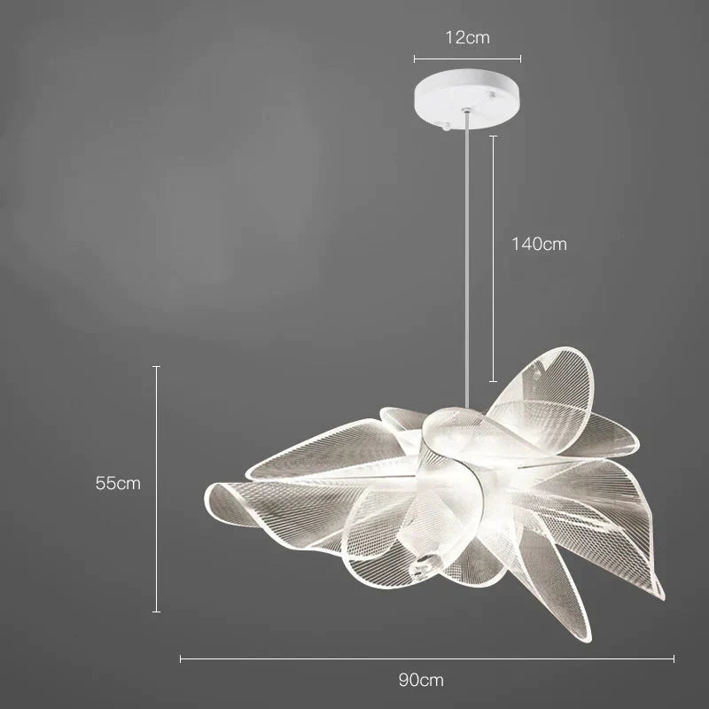 Artistic White Pendant Light