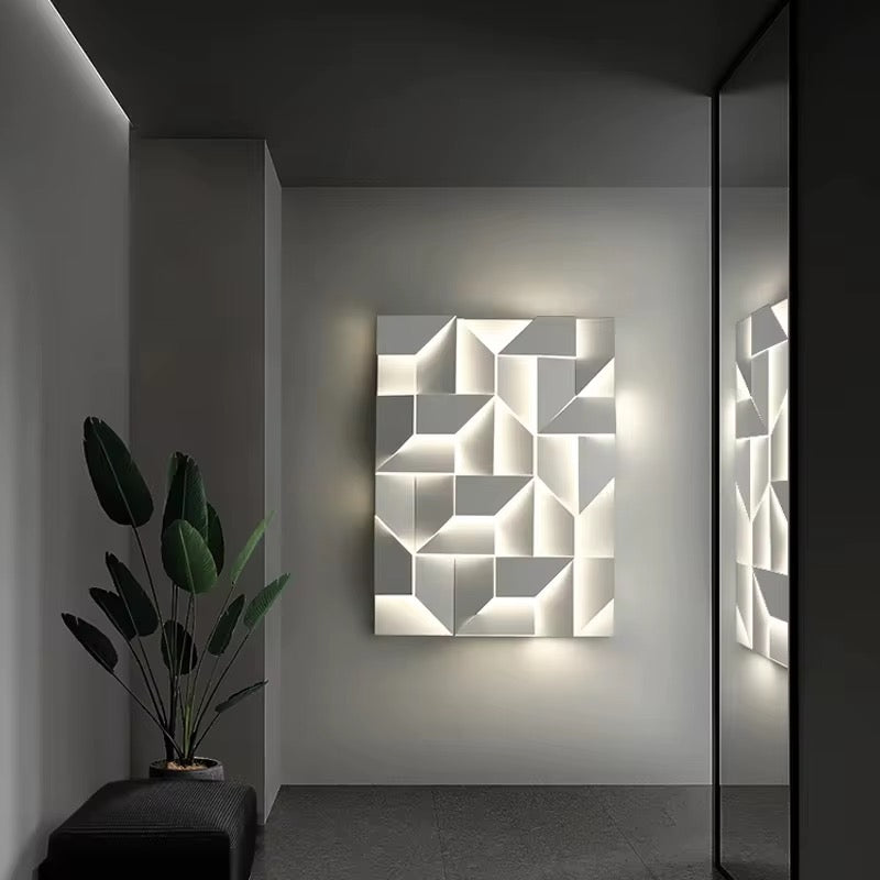 Geometric LED Wall Light Panel