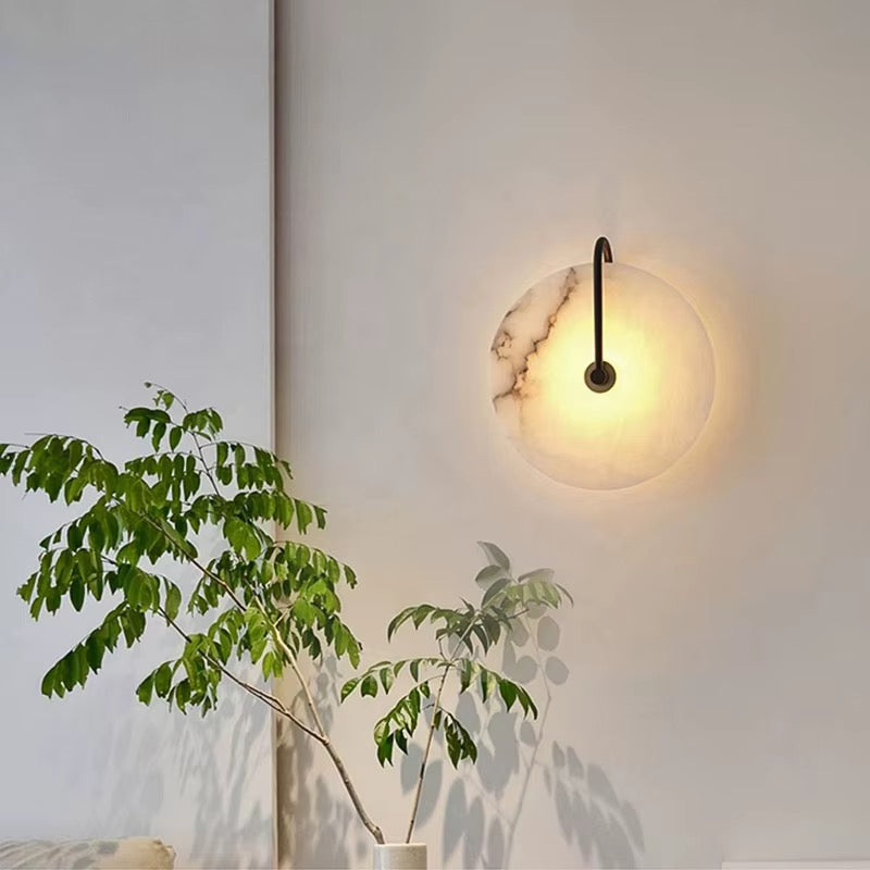 Modern Marble Wall Sconce