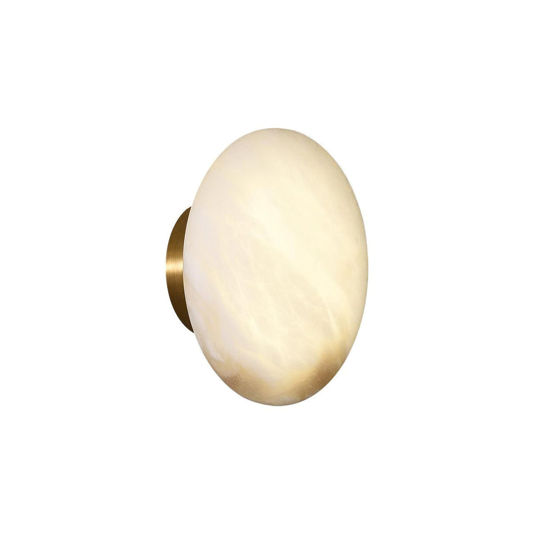 Modern Marble-Effect Wall Light