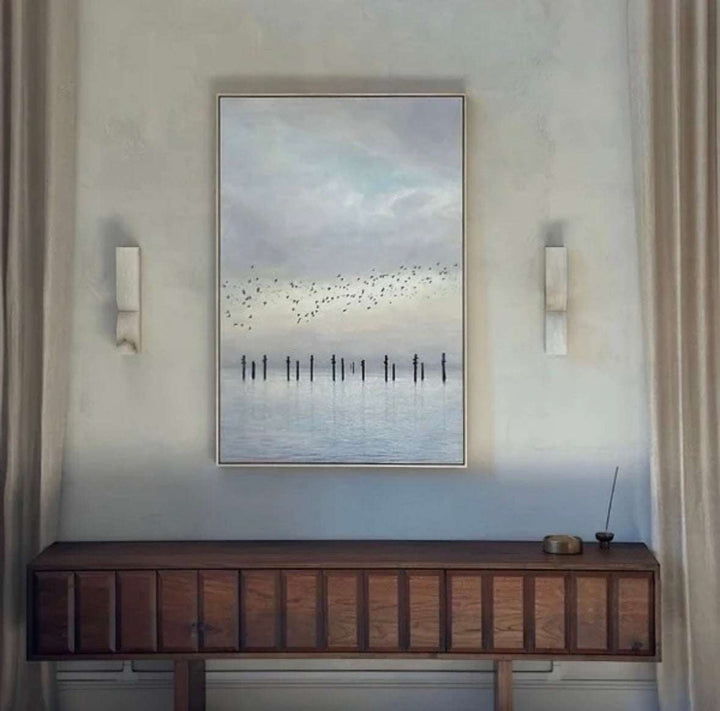 Alabaster Marble Wall Sconce Light