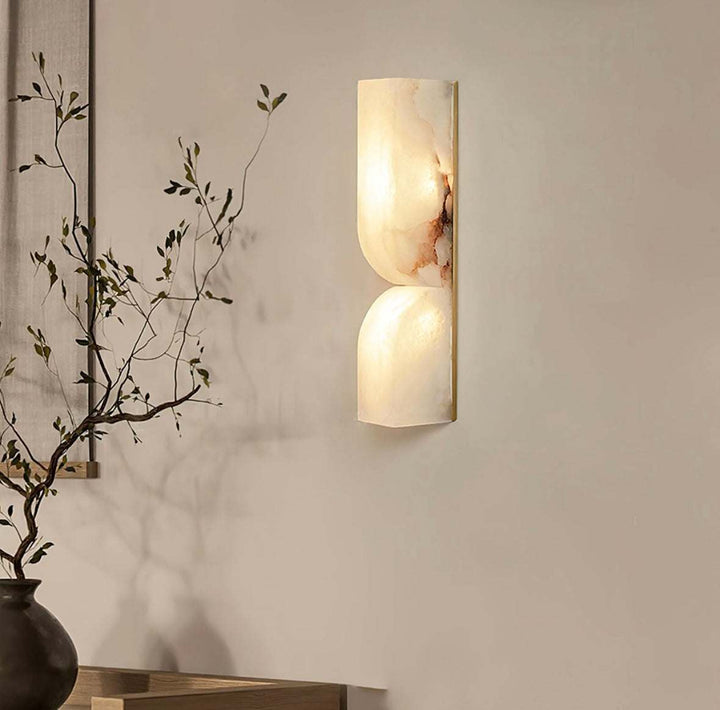 Alabaster Marble Wall Sconce Light
