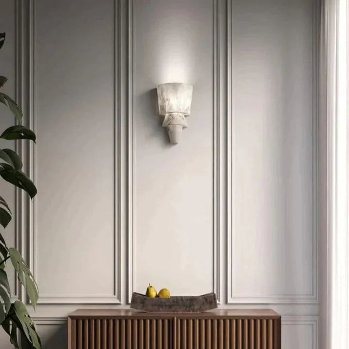 Modern Spanish marble Sculptural Wall Light