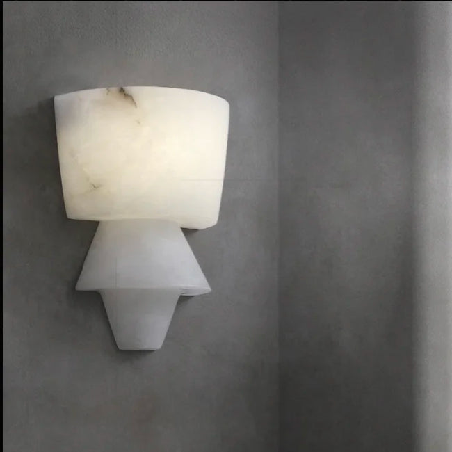 Modern Spanish marble Sculptural Wall Light