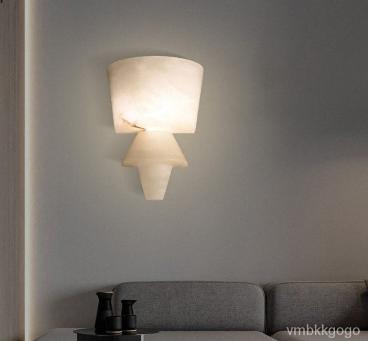 Modern Spanish marble Sculptural Wall Light