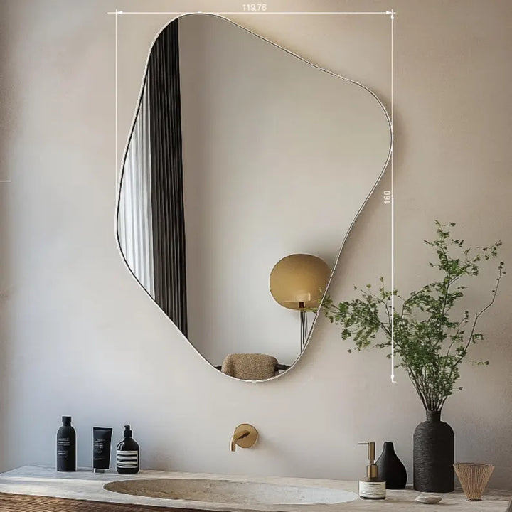 FlowForm - Asymmetric Frameless Wall Mirror