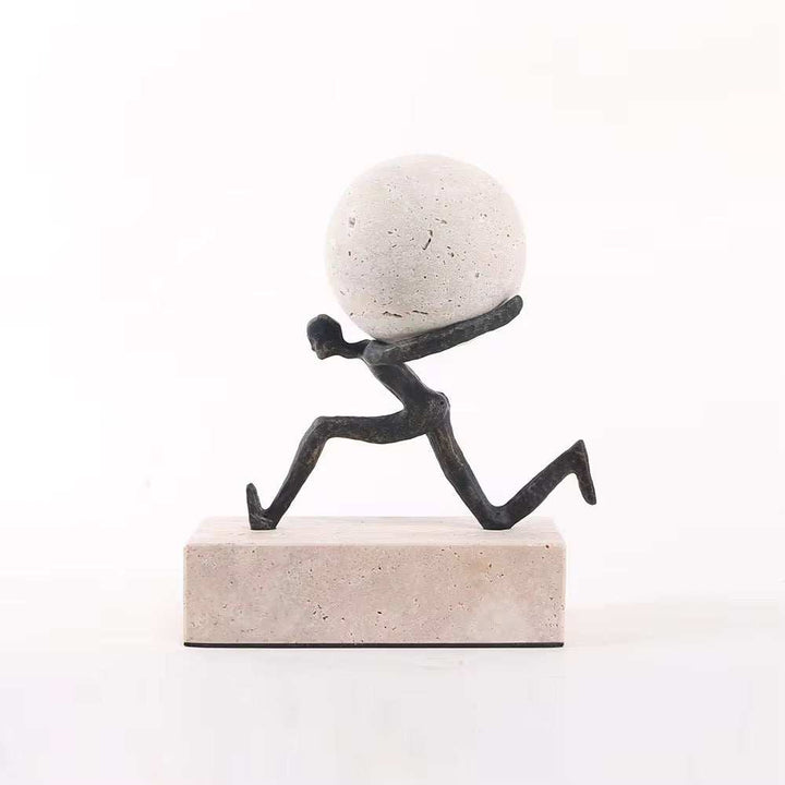 Abstract Human Balance Sculpture set of 2