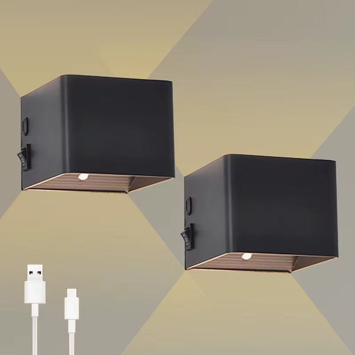 Rechargeable Modern Cube Wall Light